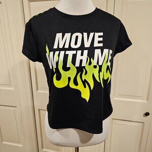 Zumba Move With Me Black Top Size S